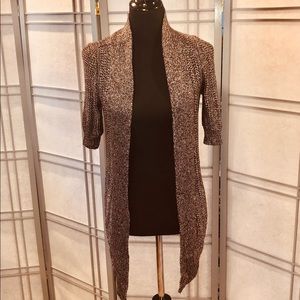 Moth metallic wine colored knit sweater. Sz. S
